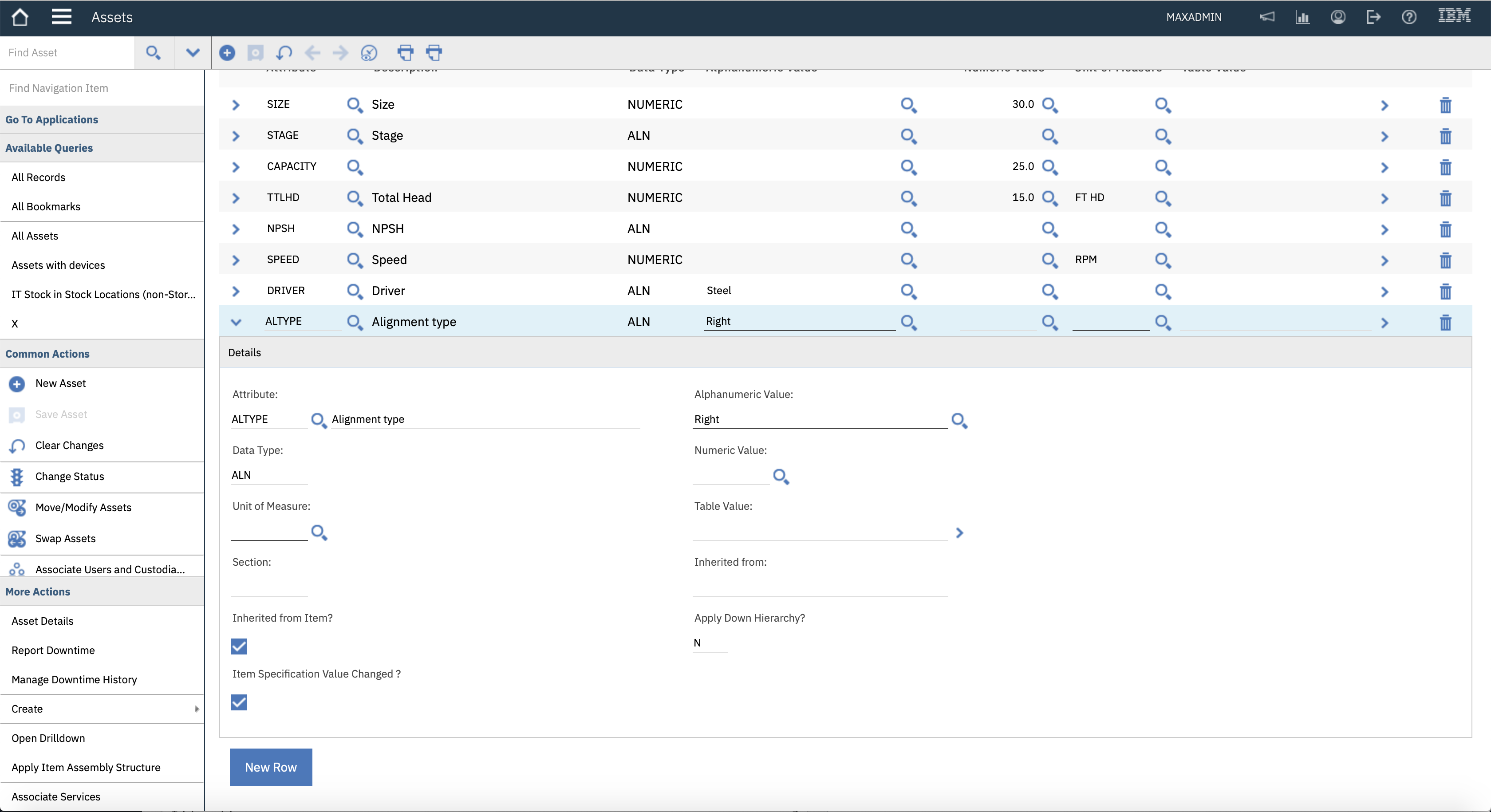 10-assetspecification-changedvalue – Maximo Secrets