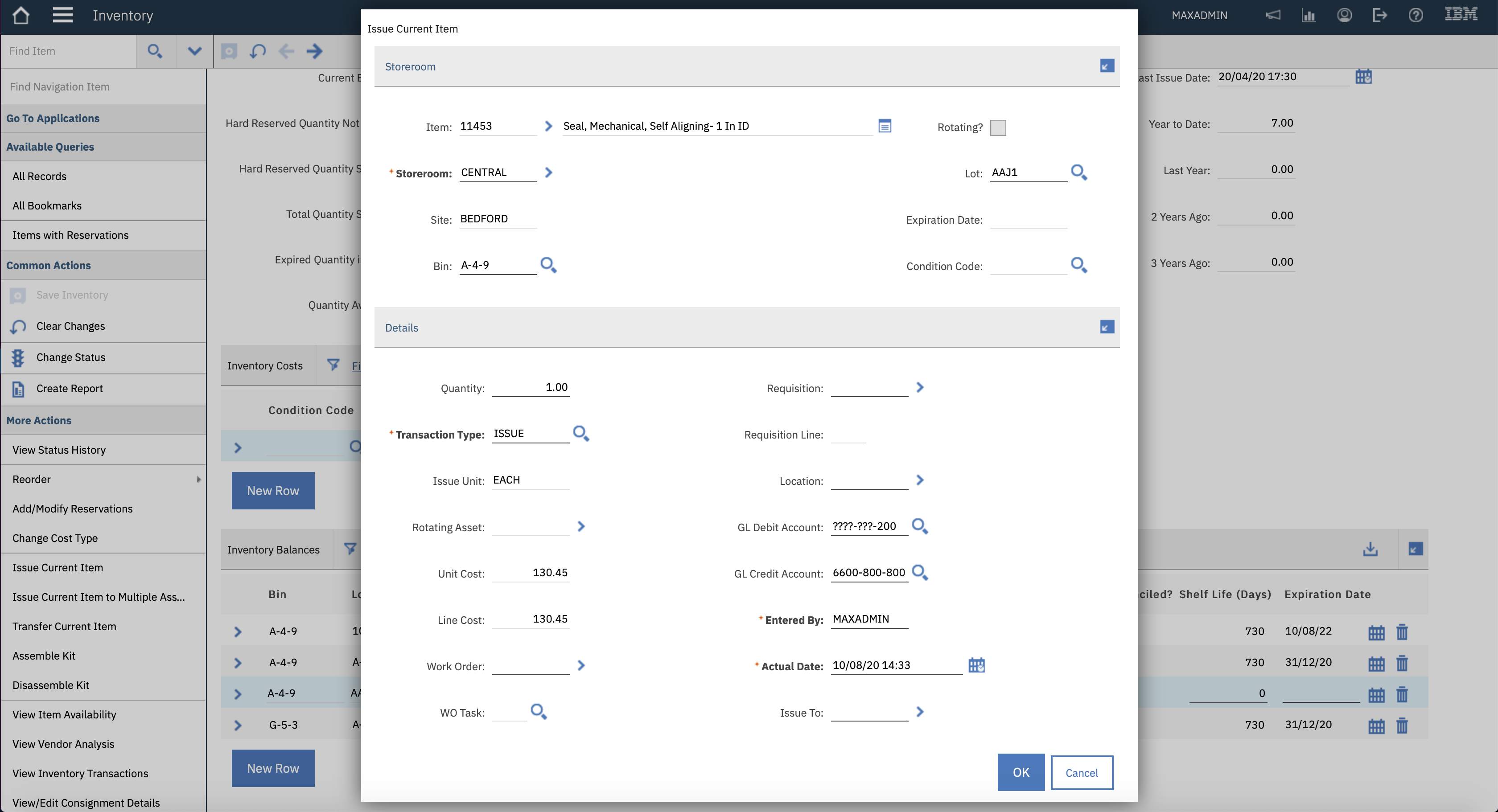 Mas9 Inventory 10-inventory-issue1 – Maximo Secrets